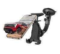 ToughTested Phone Holder GPS Mount, Heavy Duty Suction Cup Tablet Holder for Windshield, Fits Max Smartphone & Tablet(Up to 12.1"), Off-Road Ready, Vibration-Free, Ideal for Truck Driver & Adventurer