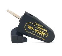 Toughty Magnetic Hide a Key Box - Strong Magnet Holder for Hiding Spare Key Car, House, RV, Boat Access - Waterproof Hidden Storage for Outside, Under Vehicle, Office, Shed - Lock Box, Black