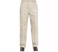 TOUGHWEAR NO QUALITY NO FUTURE Men's Classic-Fit Stretch Elasticated Waist Rugby Trousers Office Workwear Plain Casual Work Pants Trousers UK 30''- 50'' (UK, Waist & Inseam, 30, 29, Beige)