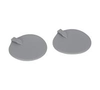 TOUISEDGI 2Pcs Electrode Pads, 95mm Round Soft Comfortable Silicone Physiotherapy Accessories for Knee Bending Parts Neck