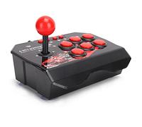 TOUISEDGI Arcade Fight Stick, Street Fighter Arcade Game Fighting Joystick with USB Port, Wired Arcade Joystick Arcade Games Accessories for Switch/PC/PS3