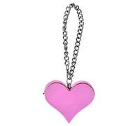 TOUISEDGI Personal Security Alarm, Durable 130DB Heart Shape Personal Security Alarm Keychain Emergency Self Defense Siren 49g(Pink)