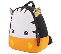 TOUISEDGI Toddler Backpack, Waterproof Preschool Backpack Cartoon Modeling Toddlers Backpack Wide Strap Neoprene Kindergarten Pre School Bags for Little for Boys Girls(zebra)