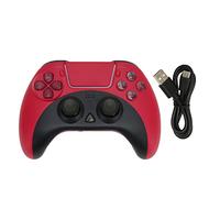 TOUISEDGI Wireless Game Controller, Wireless Game Controller RGB Backlight Dual Vibration 6 Axes Wireless Game Handle for PS4 for PS3