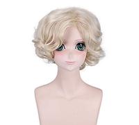 Touken Ranbu Online Gokotai Short Curly Wig Cosplay Costume Heat Resistant Synthetic Hair Men Women Wigs