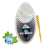 toukie 200 Menthol Crush Balls Capsules - 16 Flavours to Choose Available, Menthol Aroma Capsules Cigarette Crushballs Dispenser, Flavoured Beads for Use with Filters (ice Mint)