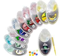 toukie 2000 Flavoured Crushball Capsules for Cigarette Infusion - 10 Boxes of Flavours Menthol Cigarette Crush Balls Ball Shape Explosion Beads for DIY Menthol Aroma Capsules