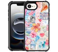 Toulas for iPhone 16E Case,Beachy Blue Coquette Coastal Design，All-Round Protection Shockproof Anti-Scratches TPU Cover,Cases for Woman Man