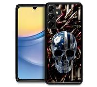 Toulas for Samsung Galaxy A16 5G Case,Machine Gun Ammunition Skeleton Design，All-Round Protection Shockproof Anti-Scratches TPU Cover,Cases for Woman Man