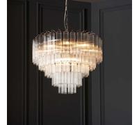 toulon 12 lights ceiling pendant light in polished nickel