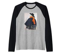 Toulouse Lautrec - Aristide Bruant in his Cabaret Raglan Baseball Tee