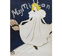 Toulouse-Lautrec Dancer May Milton Advert Art Print Canvas Premium Wall Decor Poster Mural
