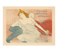 Toulouse-Lautrec Debauchery Artist's Catalogue Large Print Poster Wall Art Decor Picture