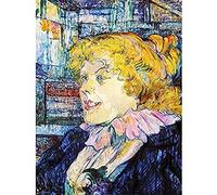 Toulouse-Lautrec Portrait Miss Dolly Star Painting Art Print Canvas Premium Wall Decor Poster Mural