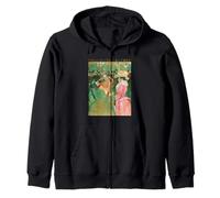 Toulouse Lautrec The Dance for Artists Zip Hoodie