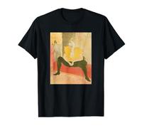 Toulouse Lautrec - The Seated Clowness #2 Value Graphic T-Shirt