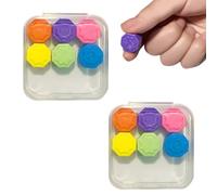Toumett 12 Pcs Gonggi Game,Gonggi Korean Game,Korean Jacks game For Kids,Traditional gonggi Set,Hand-eye Coordination Training,Family Folk Fun Gam,for Parties At Home