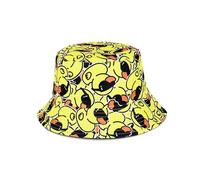 Toumett Duck Bucket Hat for Men Women Hats,Rubber-Duck Pattern,Yellow Summer Outdoor Fisherman Cap Travel Beach Fashion Packable Sun for Adults Teens Funny for Activities and Casual Outings,One Size