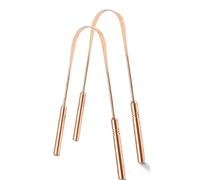 Tounge Scraper Cleaner (2 Pack) - Reduce Bad Breath (medical Grade), Tounge Scraper Cleaner - Copper Tongue Scrapers For Adults, Tounge Scrappers