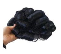 Toupee for Men 110% Density Swiss Lace Men's Wig Men Human Hair Toupee Durable Male Capillary Prosthesis Handmade Indian Human Hair Clips Replacement System Mens Hairpieces(Natural Wave,14x19cm)