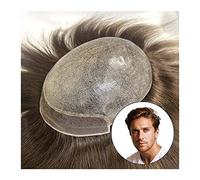 Toupee for Men Bio Toupee for Men Swiss Lace Front and 0.06MM PU base Male Hair Prosthesis 8×10" Human Hair Replacement System Unit Wigs Mens Hairpieces(30mm Wave)