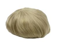 Toupee for Men Super Thin Skin Men's Toupee Natural Indian Human Hair Male Wig 0.02-0.04mm Prosthesis Hair System for Men hairpiece Replacement System(22R#)