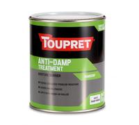Toupret Anti-Damp Render - Waterproof Masonry Repair Render - Protects Against Rising Damp & Salt Damage - High-Bond, Flexible, Paintable Exterior Render - 1 kg