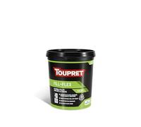 Toupret Fill-Flex - Flexible & Crack-Resistant Interior Filler for Tough Surfaces - Elastic Compound for Cracks, Movements & Control Joints - Easy Sand, Paintable - 1 kg