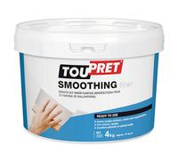 Toupret Fine Finish Ready Mixed Finishing Plaster, 4Kg Tub