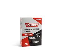 Toupret Patch & Repair Filler Quick Dry - Fast Drying Interior Wall & Ceiling Filler for Cracks, Holes & Damage - Easy Sand, Crack Resistant, Paintable - 2kg