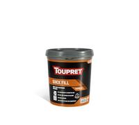 Toupret Quick Fill Exterior Filler - Fast-Dry Ready Mixed Masonry Repair Paste - Paintable in 30 Minutes, No Shrink or Crack - For Walls & Render - 1L
