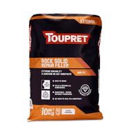 Toupret Rock Solid Repair Filler - High-Strength Exterior Masonry Repair Powder - No Depth Limit, Weather-Resistant, Paint-Ready in 24 Hours - Cement-Based - 10 kg