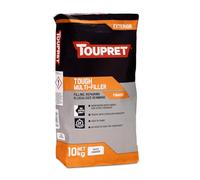 Toupret Tough Multi-Filler - Durable Exterior & Interior Masonry Powder Filler - No Shrink, High Strength, Weatherproof, Paint-Ready in 48h - Fills Deep Cracks & Gaps - 10kg