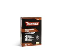Toupret Wood Repair Filler - Quick Dry High-Strength Wood Powder Filler - Fills Deep Holes & Gouges, Sandable, Paintable, Interior/Exterior - Natural Wood - 2kg