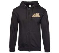 Tour 1978 Back Print Full Zip Hoodie Black Sabbath Black L
