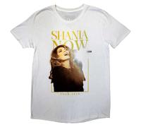 Tour 2018 Mic Photo T-Shirt Shania Twain White L