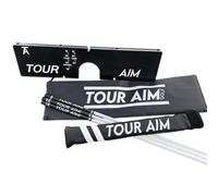 Tour Aim 2.0 Golf Training Aid - All-in-One Practice Tool with 3 Alignment Sticks and a Headcover - Dramatically Improve Your Short, Mid, and Long Game - Perfect for Both Righties and Lefties