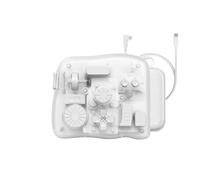 TOUR BOX Elite Plus All-in-Creative Controller, Bluetooth Keyboard for Photo & Video Editing, Color Grading, Illustration, Works with Procreate, Adobe & Davinci, Cable Bag Included (Frost White)