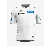 Tour de France 2024 Youth Ranking Leader Short Sleeve Jersey White - Sl ut - XS