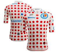 Tour de France 2025 Authentic Team Jersey by Santini - Polka