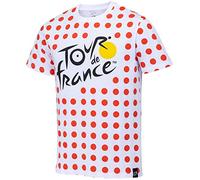 Tour de France Mountain Climber T-Shirt - Official Cycling Collection, White, M