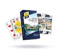 Tour de France Official Tarot Game of the Tour de France 2024 - Limited Edition, Exclusive Illustrations of Stages Cities - Includes 1 Special Rule to Play the Conquest of the Yellow Jersey