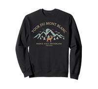 Tour du Mont Blanc 2025 Hiking, France, Italy, Switzerland Sweatshirt