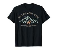 Tour du Mont Blanc 2025 Hiking, France, Italy, Switzerland T-Shirt
