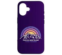 Tour du Mont Blanc Chamonix France Italy Switzerland Hiking Case for iPhone 16