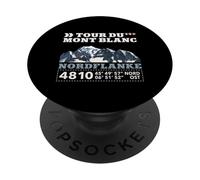 Tour Du Mont Blanc Montblanc Mountain Hiking TMB Finisher PopSockets Adhesive PopGrip