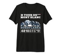 Tour Du Mont Blanc Montblanc Mountain Hiking TMB Finisher Premium T-Shirt