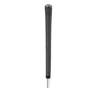 Tour-Fit Elite 360 Rotate Golf Club Grip with Professional Golf Tape | All-Weather Non-Slip Golf Grips for Irons & Woods | Available in Standard, Midsize, and Oversize (Black/Silver Midsize)