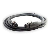 Tour Grade NL8 Speakon Lead (8x2.5mm) Van Damme Black Series Speaker Cable (1m)