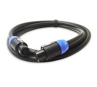 Tour Grade NL8 Speakon Lead (8x2.5mm) Van Damme Black Series Speaker Cable (35m)